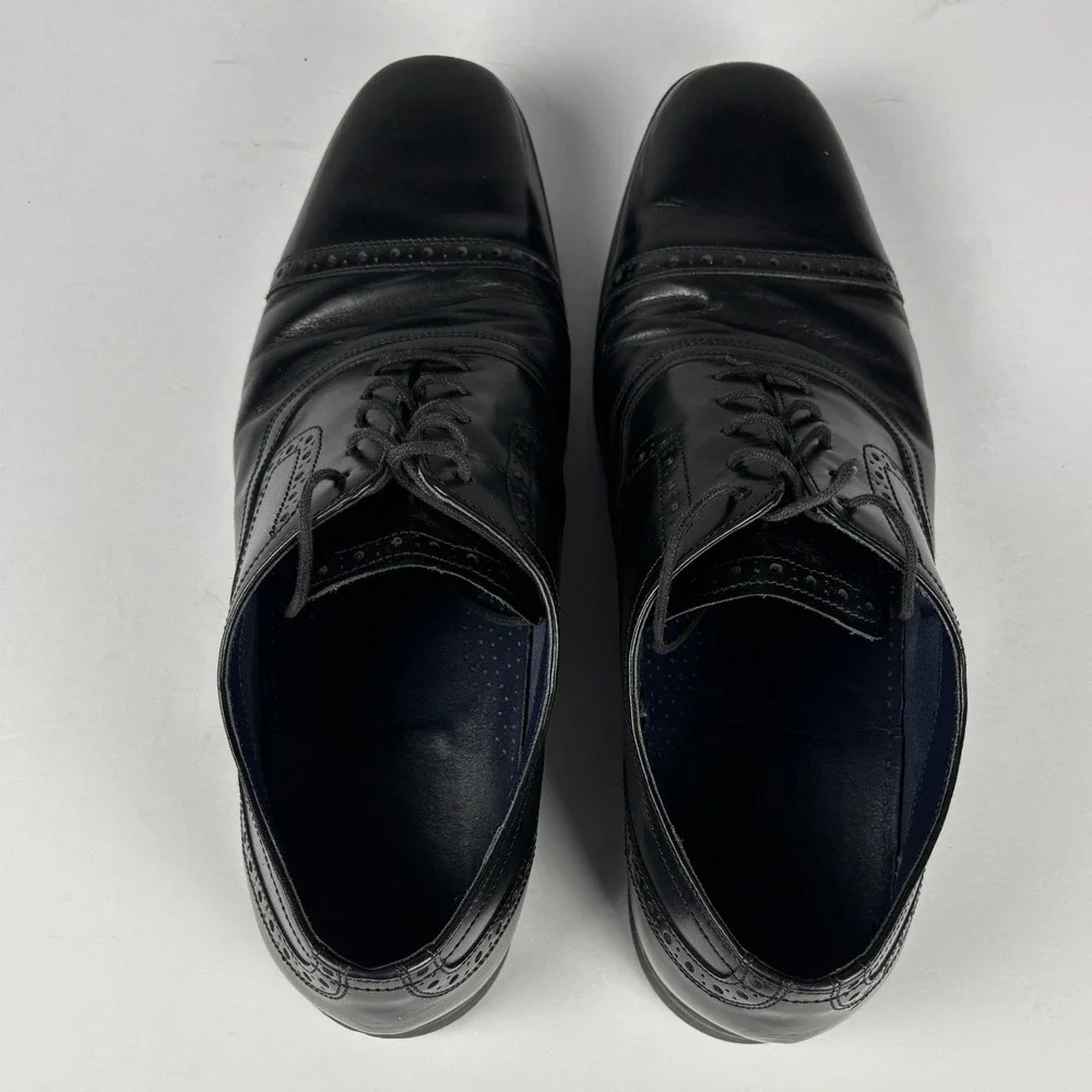 Cole Haan Grand.OS C20225 Cap Toe Brogue Oxford Shoes 11 M Black